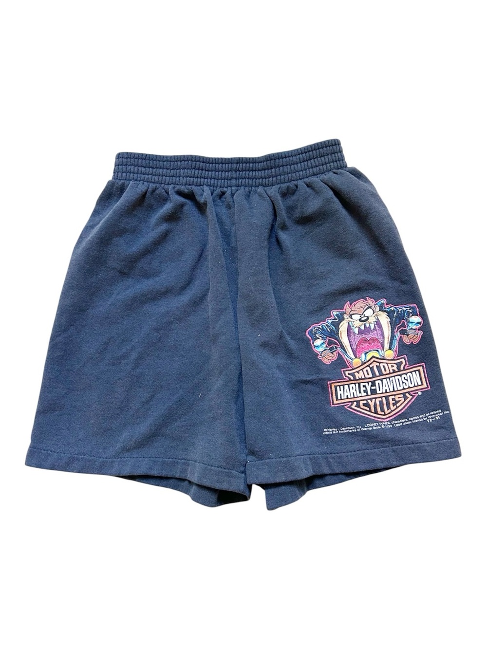 Vintage ‘93 Harley-Davidson Loony Tunes Tasmanian Devil Shorts Single Stitch